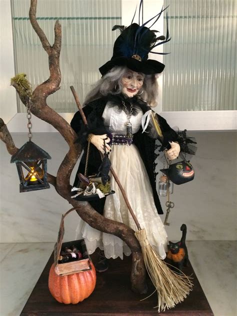 Witch plush doll for halloween